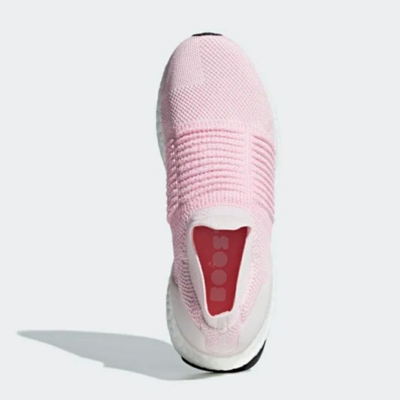 NWT adidas ULTRABOOST LACELESS PINK SHOES - Picture 5 of 7